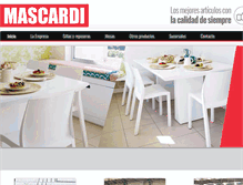 Tablet Screenshot of plasticosmascardi.com.ar